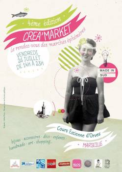 Marseille Créa’Market s’installe au Cours Estienne d’Orves le vendredi 26 juillet
